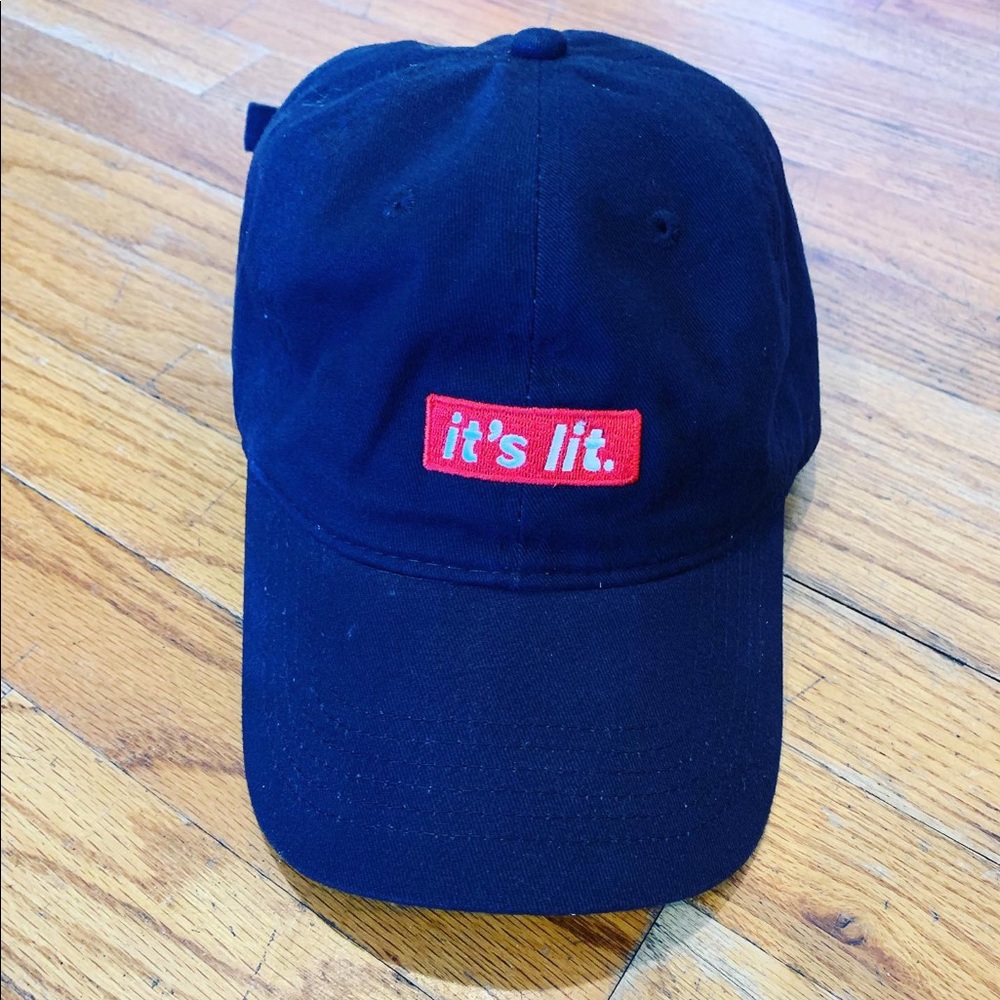 It's Lit Dad Hat Cotton Baseball Cap
